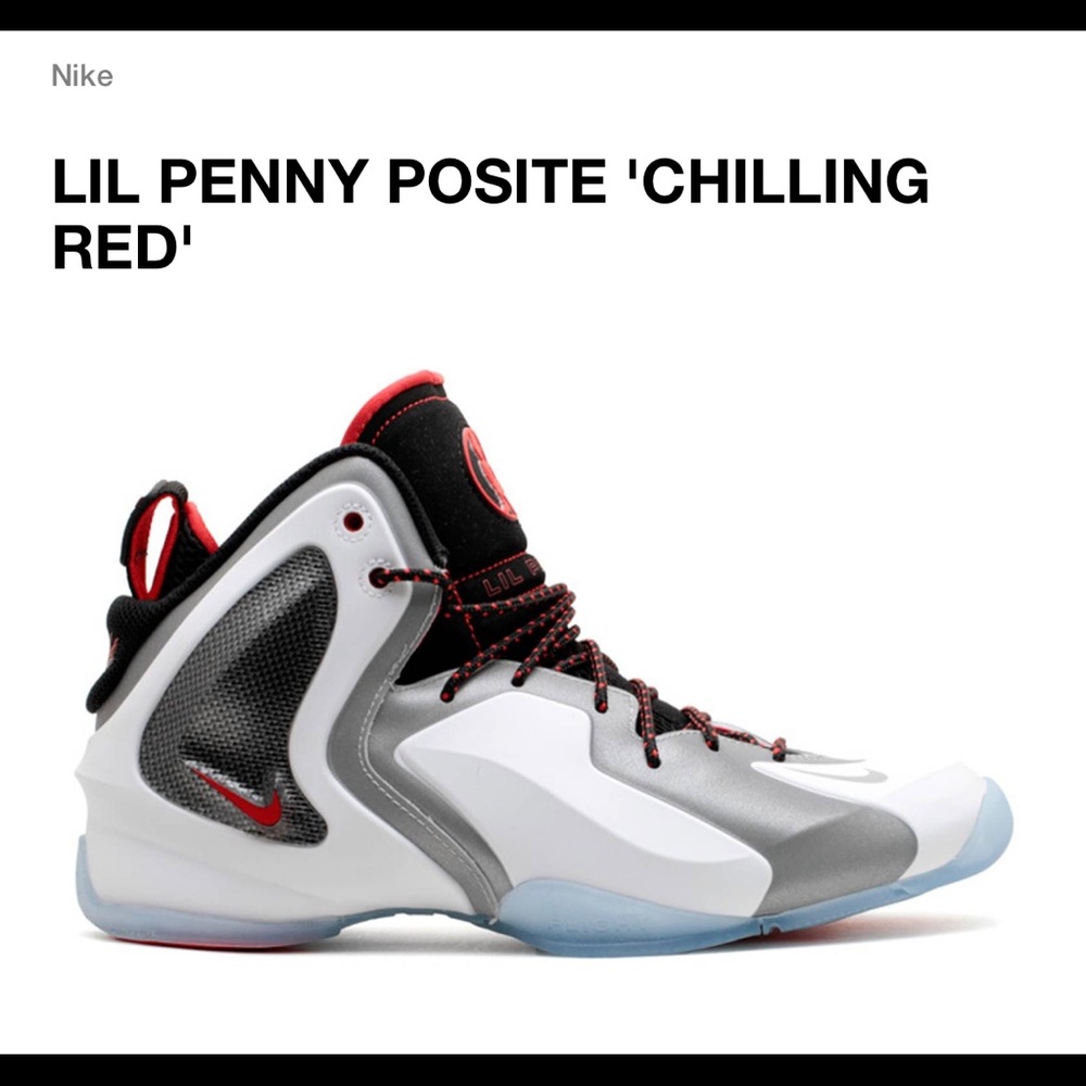 Nike Lil Penny Posite ‘Chilling Red’